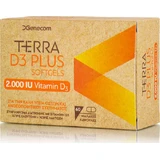 Genecom Terra D3 Plus Вітамін для зміцнення імунної системи та здоров'я яєць 2000iu 60 м'яких гелів