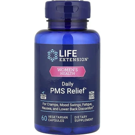 Харчова добавка Life Extension Daily Pms Relief Спеціальна харчова добавка Спеціальна Спеціальна 60 капс.: ціни та характеристики