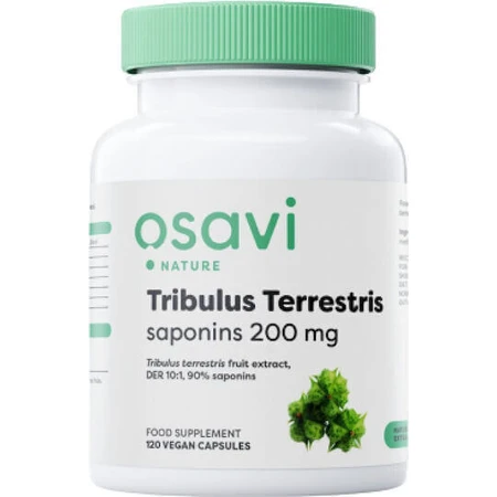 Osavi Tribulus Terrestris 200 мг добавка для підвищення лібідо та тестостерону 120 рослинних капсул: ціни та характеристики