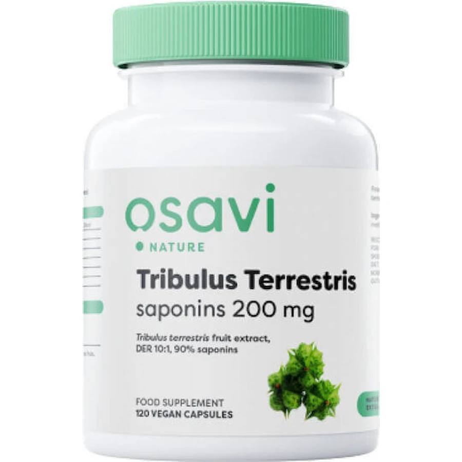 Osavi Tribulus Terrestris 200 мг добавка для підвищення лібідо та тестостерону 120 рослинних капсул: ціни та характеристики