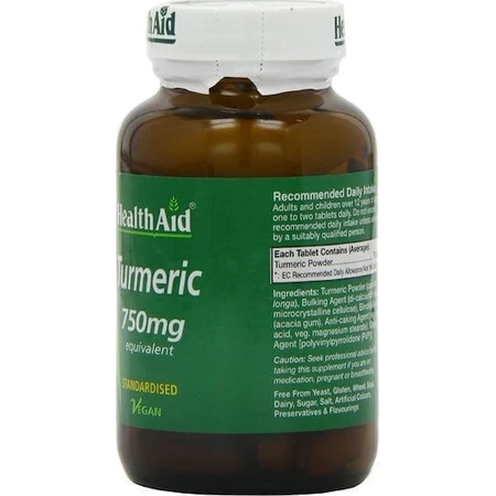 Health Aid Turmeric 60 таблеток: цены и характеристики