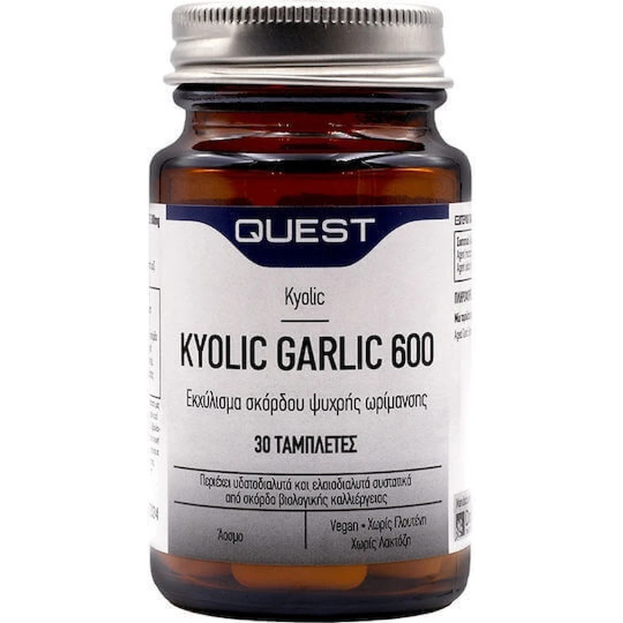 Quest Kyolic Чеснок 600 мг 30 файлов: цены и характеристики