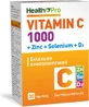 Health Pro Vitamin C 1000 &amp; Zinc &amp; Selenium &amp; D3 Витамин для укрепления иммунитета, кожи и антиоксидантного действия 30 таблеток