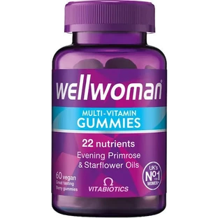 Вітабіотики Wellwoman Wellwoman Мультивітамінні полівітамінні льодяники 60 шт.
