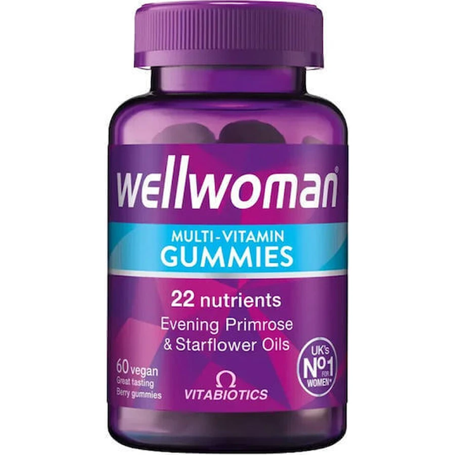 Вітабіотики Wellwoman Wellwoman Мультивітамінні полівітамінні льодяники 60 шт.: ціни та характеристики