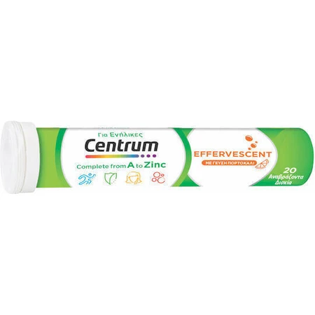Centrum A to Zinc Мультивитамины для энергии и укрепления иммунной системы Апельсин 20 табл. eff: цены и характеристики
