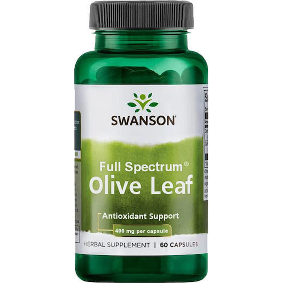 Swanson Full Spectrum Olive Leaf 400mg 60 caps: цены и характеристики
