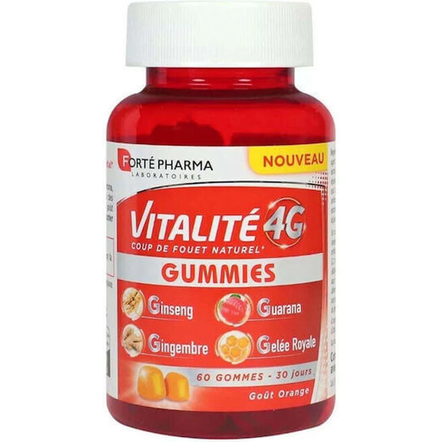Forte Pharma Vitalite 4g Пищевая добавка Special 60 желейных конфет Апельсин: цены и характеристики