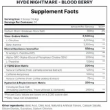 Pro Supps Hyde Nightmare Харчова добавка Hyde Nightmare Спеціальна харчова добавка 306гр Злегка соя Злегка соя