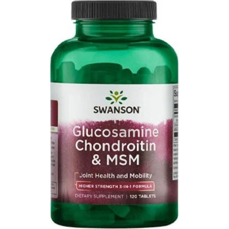 Swanson Glucosamine Chondroitin MSM Joint & Bone Health Supplement 120 tabs: цены и характеристики