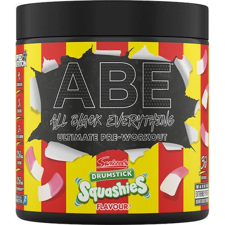Прикладне харчування Abe All Black Everything Предтренувальна добавка до їжі 375гр Drumstick Squashies: ціни та характеристики