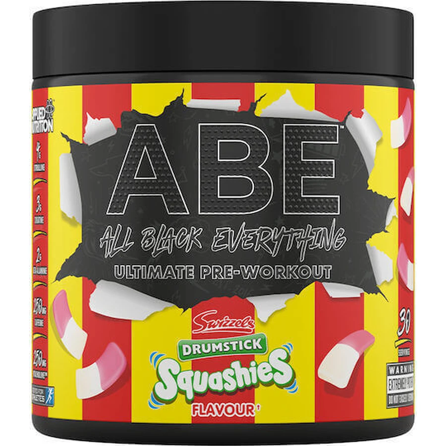 Прикладне харчування Abe All Black Everything Предтренувальна добавка до їжі 375гр Drumstick Squashies: ціни та характеристики