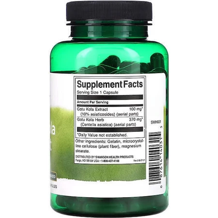 Swanson Gotu Kola Extract 100mg 120 caps: цены и характеристики