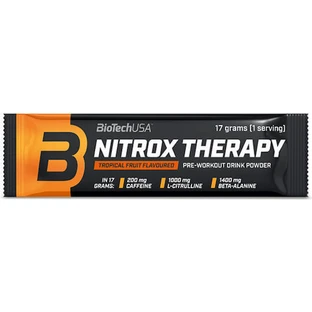 Biotech USA Nitrox Therapy Добавка для схуднення 17гр Тропічні фрукти