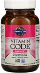 Garden Of Life Vitamin Code Сирий вітамін В-12 для здоров'я нервової системи 30 рослинних капсул