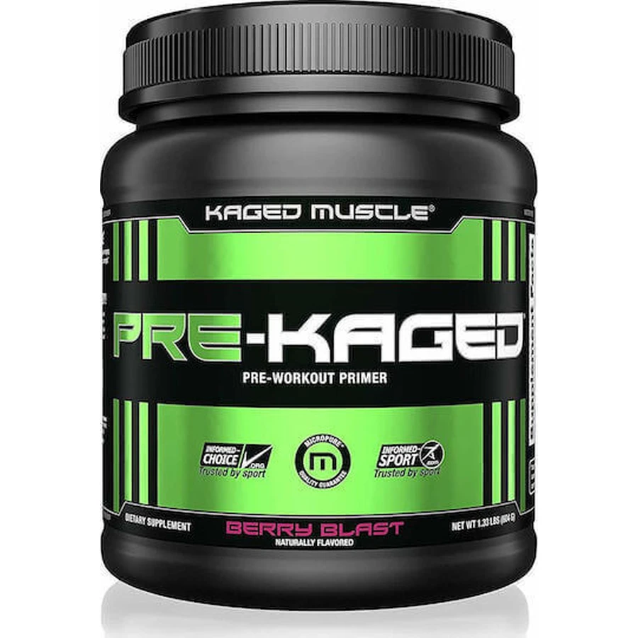 Kaged Muscle Pre Kaged Berry Blast Pre Workout Supplement 604gr Похудение: цены и характеристики
