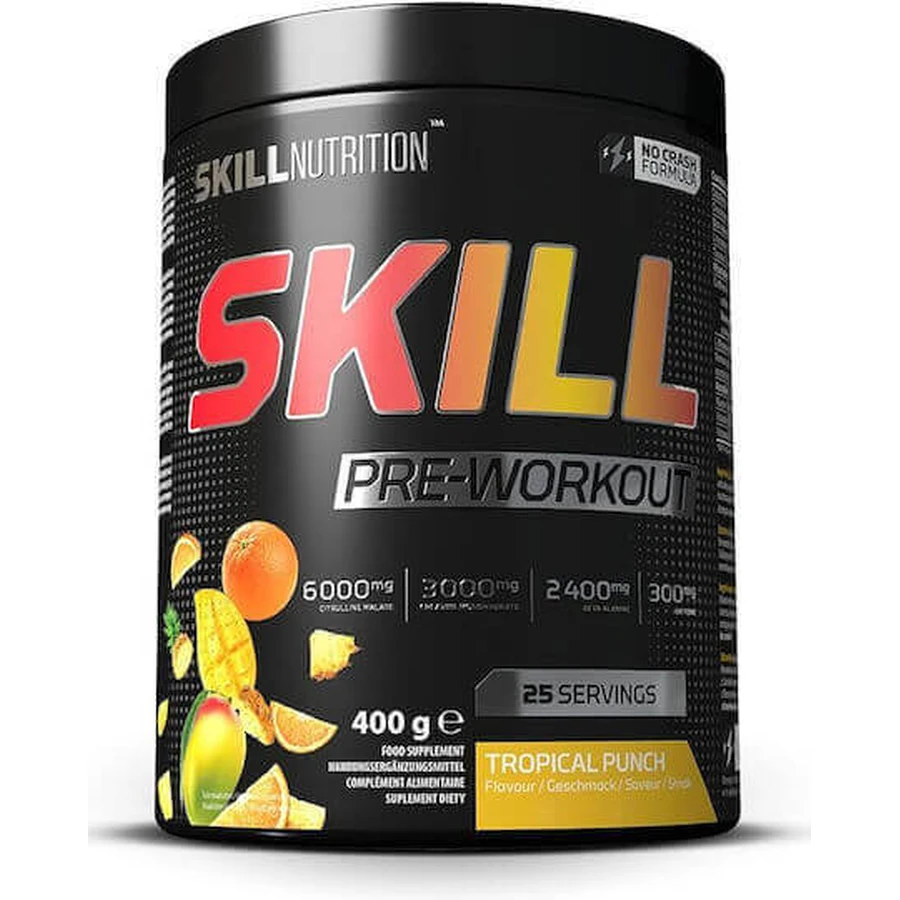 Skill Nutrition Предтренировочная добавка 400 гр Тропический пунш: цены и характеристики