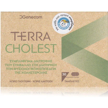 Спеціальна дієтична добавка Genecom Terra Cholest 30 таб.: ціни та характеристики