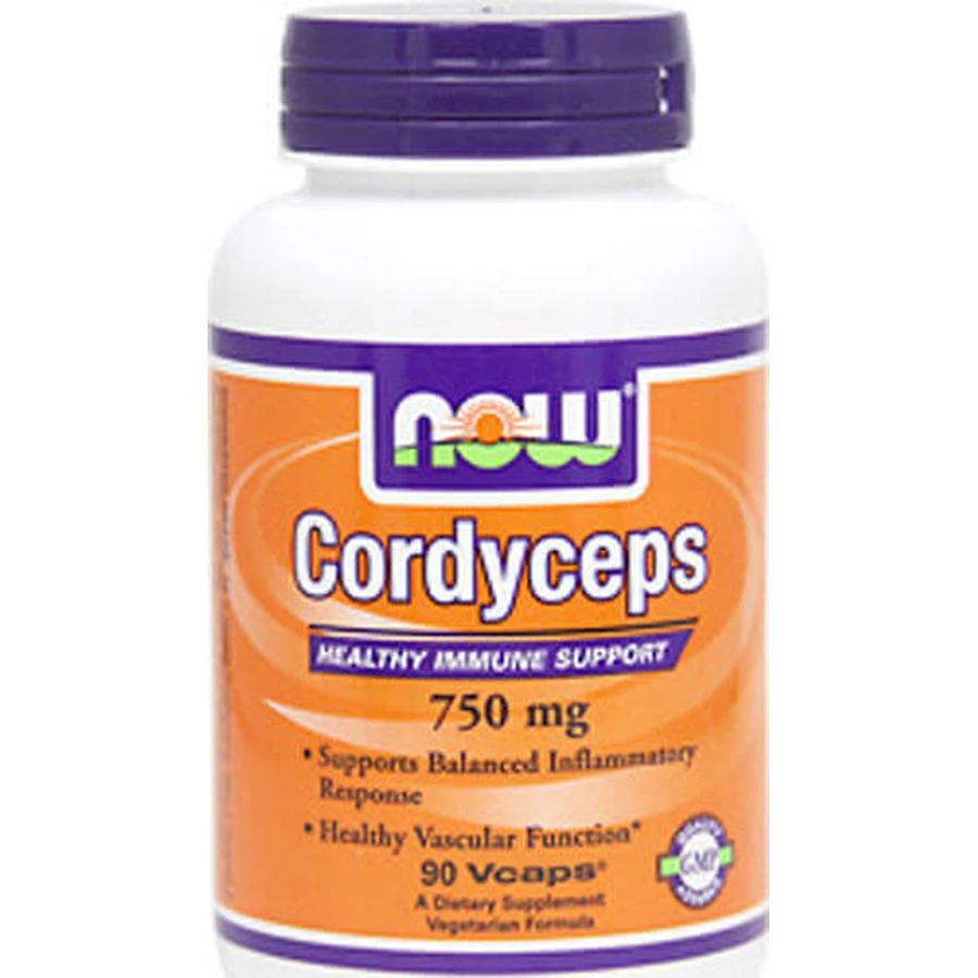 Now Foods Кордицепс 750 мг 90 рослинних капсул: ціни та характеристики