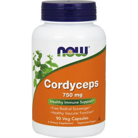 Now Foods Кордицепс 750 мг 90 рослинних капсул: ціни та характеристики