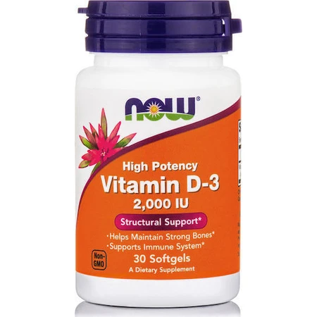Now Foods Витамин D-3 Иммунная поддержка и здоровье яиц 2000iu 30 софтгелей: цены и характеристики
