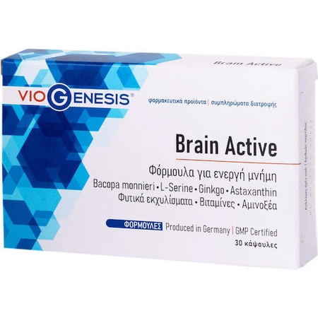 Viogenesis Brain Active Memory Supplement 30 табл.: цены и характеристики