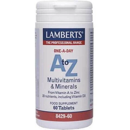Lamberts A to Z Multivitamins Мультивитамины для энергии, укрепления иммунной системы и здоровья яиц Мультивитамины и минералы 60 таблеток: цены и характеристики