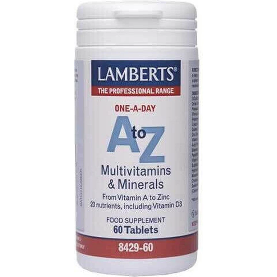 Lamberts A to Z Multivitamins Мультивитамины для энергии, укрепления иммунной системы и здоровья яиц Мультивитамины и минералы 60 таблеток: цены и характеристики