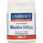 Lamberts Біотин Вітамін для волосся, шкіри та нігтів 500мкг 90 капс.: ціни та характеристики