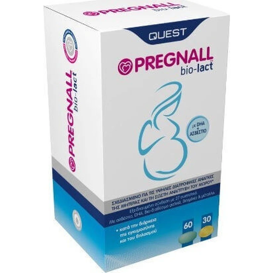 Quest Pregnal Bio Lact Pregnancy Supplement 60 tabs 30 caps: цены и характеристики