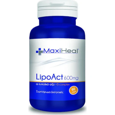 MaxiHeal LipoAct 600mg 60 caps Unflavoured: цены и характеристики