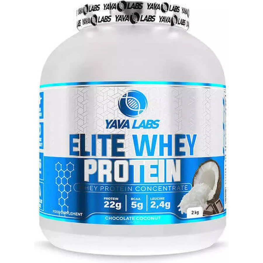 Yava Labs Elite Whey Сывороточный протеин с шоколадно-кокосовым вкусом 2 кг: цены и характеристики