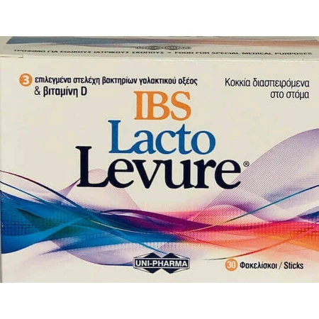 UNI-PHARMA Лакто Дрожжи IBS Пробиотики 30 пакетиков: цены и характеристики