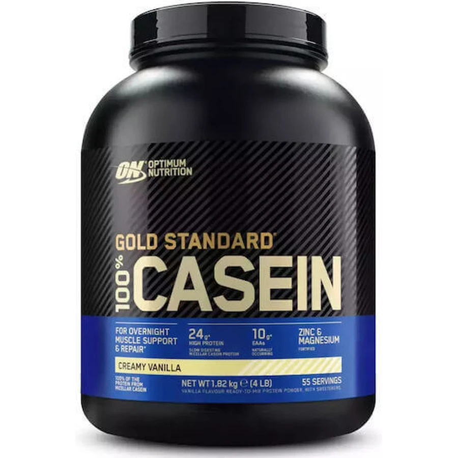 Optimum Nutrition Золотий стандарт 100% казеїн зі смаком вершків та ванілі 1,82 кг: ціни та характеристики