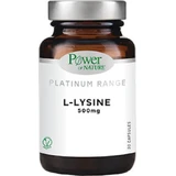Power Of Nature Platinum Range L-лізин 500 мг 30 капсул
