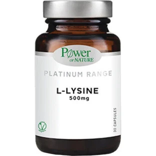 Power Of Nature Platinum Range L-лізин 500 мг 30 капсул