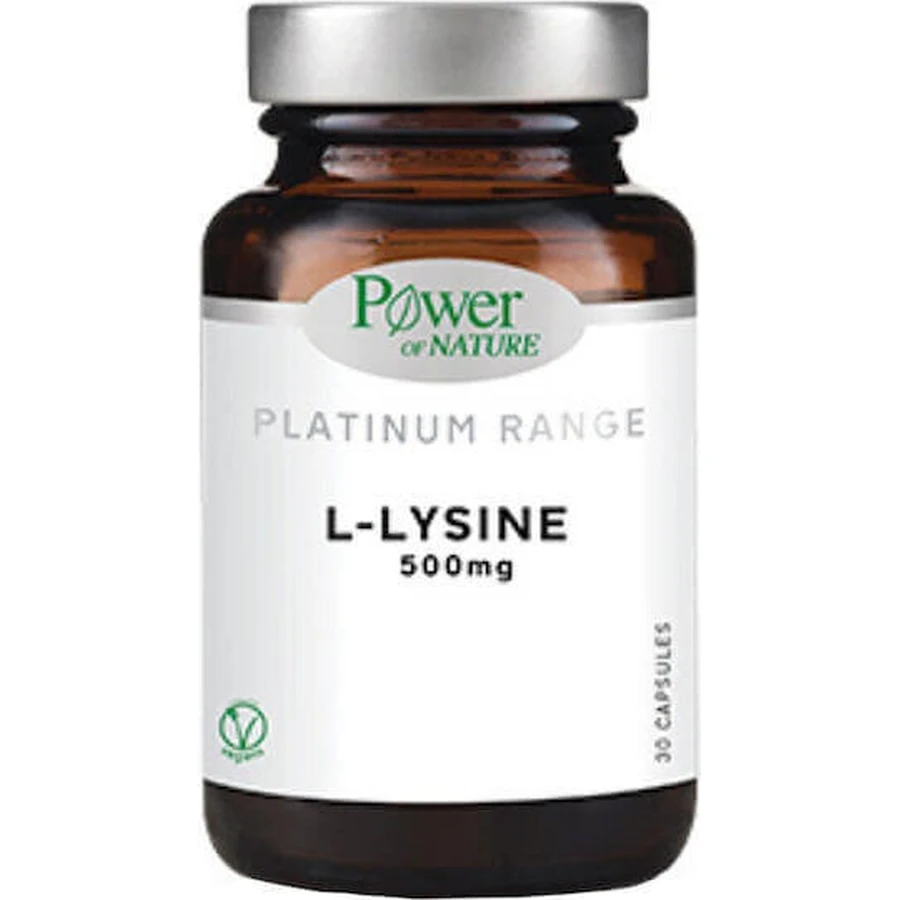 Power Of Nature Platinum Range L-лізин 500 мг 30 капсул: ціни та характеристики