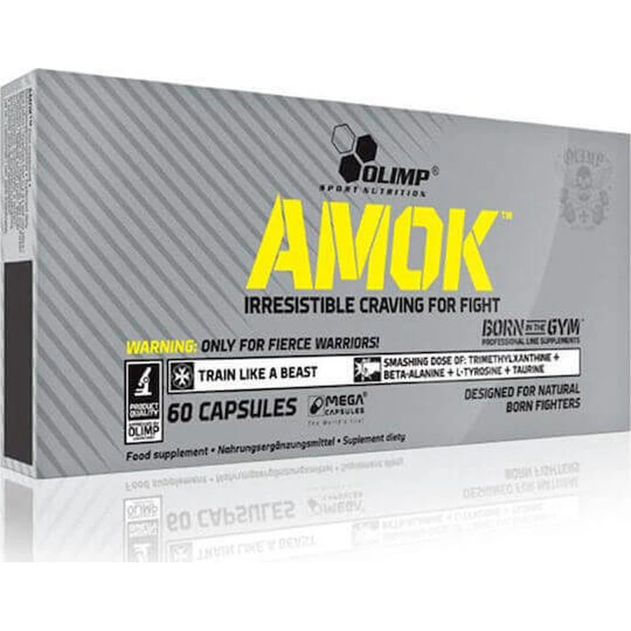 Olimp Sport Nutrition Sport Nutrition Sport Amok Pre Workout Supplement 120 caps: цены и характеристики
