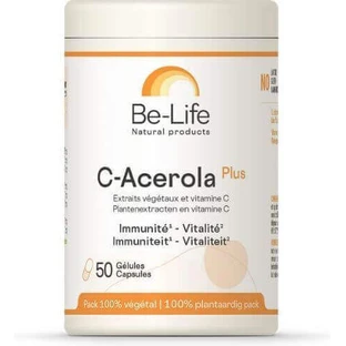 Be-Life C-Acerola Plus Укрепление иммунитета, кожи и антиоксидантное действие Витамин Вишня 50 капс