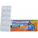 UNI-PHARMA Vitorange Immuno Vitamin C + Zn Мультивитамины для энергии и укрепления иммунной системы Апельсин 30 жевательных таблеток