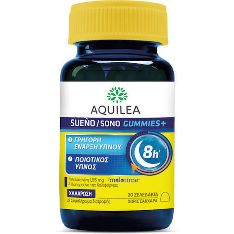 Aquilea Sueno Sueno Gummies+ Sleep Supplement 30 жевательных резинок: цены и характеристики