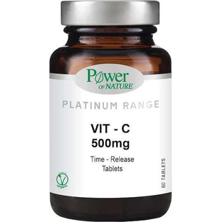 Power Health Вітамін С з платиновою лінійкою для підтримки імунітету, шкіри та антиоксидантної дії 500 мг 60 таблеток