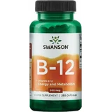 Swanson B-12 Витамин для здоровья нервной системы 500 мкг 250 капс