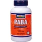 Now Foods PABA Витамин для энергии, укрепления иммунной и нервной систем 500 мг 100 капс