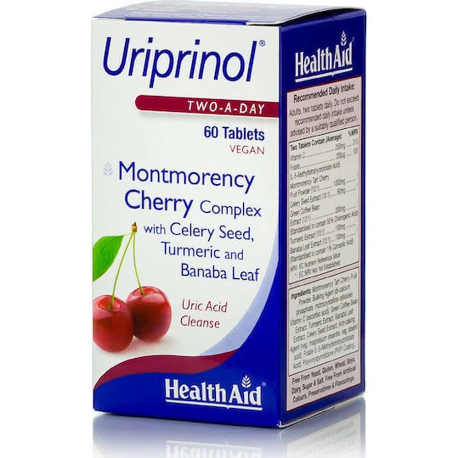 Health Aid Uriprinol Special Food Supplement 60 tabs: цены и характеристики