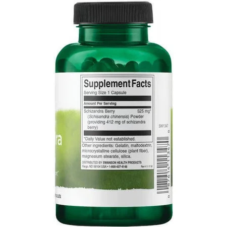Swanson Full Spectrum Schizandra Berries 525mg 90 caps: цены и характеристики