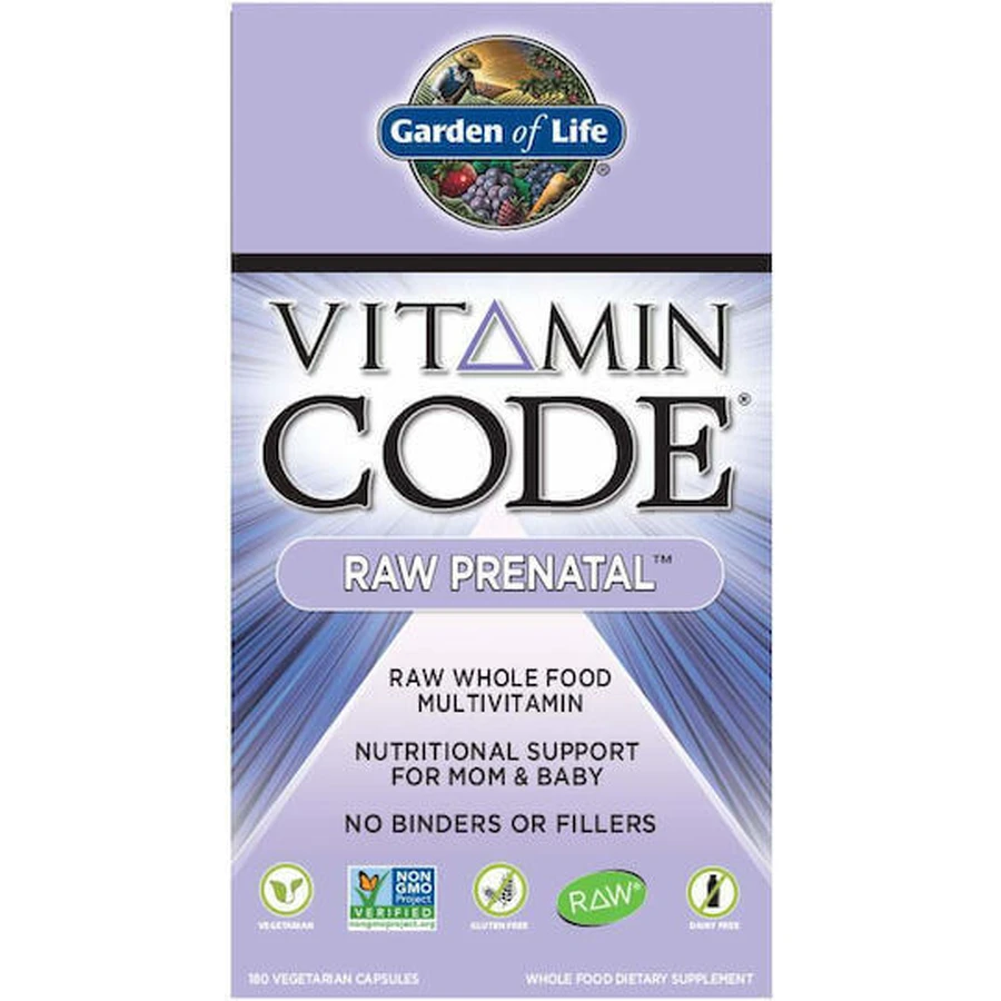 Garden Of Life Vitamin Code Сира добавка для вагітних 180 рослинних капсул: ціни та характеристики