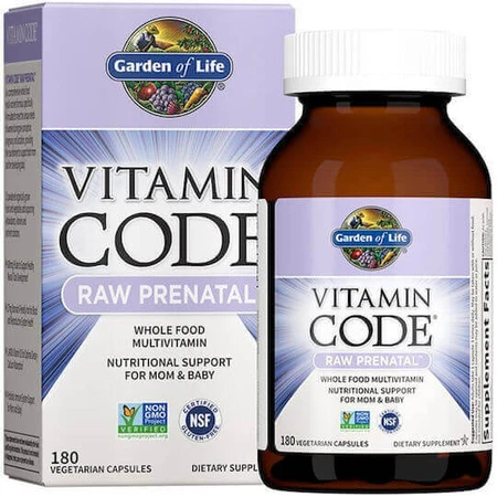 Garden Of Life Vitamin Code Сира добавка для вагітних 180 рослинних капсул: ціни та характеристики
