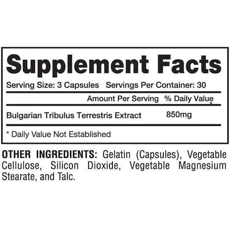 Gaspari Tribulus Libido & Testosterone Boosting Supplement 90 caps: цены и характеристики