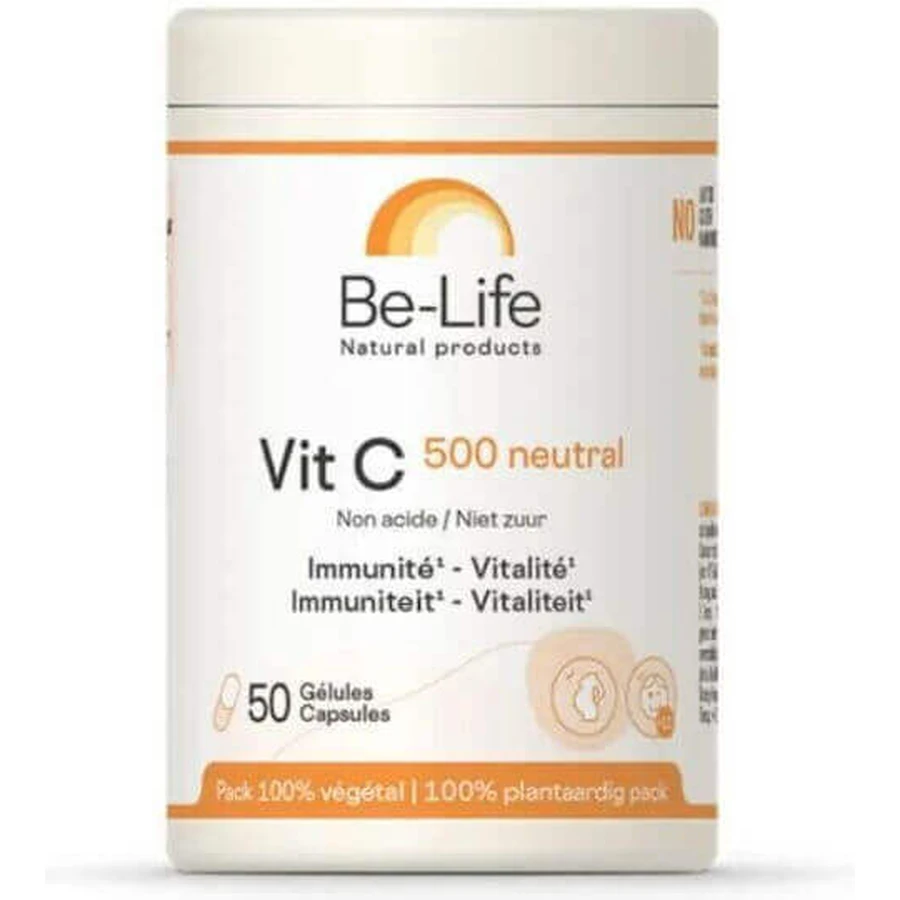 Be-Life Vit C 500 Neutral Vit C 500 Neutral Витамин для укрепления иммунитета, кожи и антиоксидантного действия 500 мг Neutral 50 капс: цены и характеристики